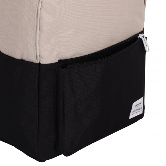 Рюкзак спинка мягкая, 41*31*18 см, 1 отделение, серый/черный HIMAWARI 215700