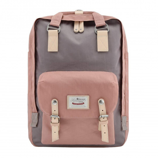 Рюкзак спинка мягкая, 28*39*15 см, 1 отделение, розовый HIMAWARI 205908