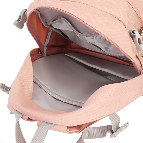 Рюкзак спинка мягкая EVA, 2 отделения, 30*42*16 см, розовый HIMAWARI 210527