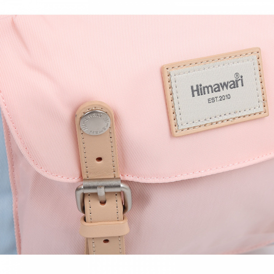 Рюкзак спинка мягкая EVA, 39*28*15 см, 1 отделение, розовый/голубой HIMAWARI 209066
