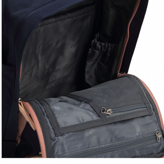 Рюкзак спинка мягкая EVA, 39*28*15 см, 1 отделение, синий/розовый HIMAWARI 212384