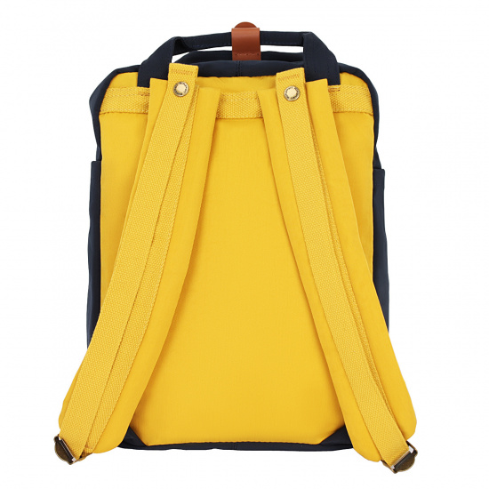 Рюкзак спинка мягкая EVA, 39*28*15 см, 1 отделение, синий/горчичный HIMAWARI 210538