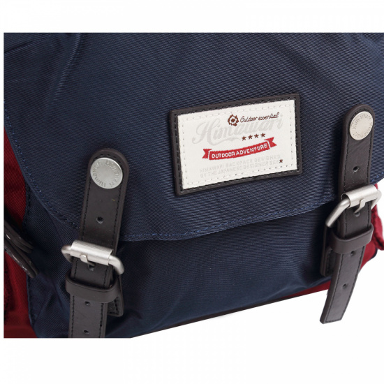 Рюкзак спинка мягкая EVA, 38*28*17 см, 1 отделение, синий/бордовый HIMAWARI 210540