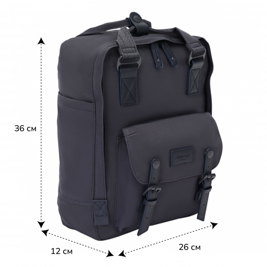 Рюкзак спинка мягкая EVA, 39*28*15 см, 1 отделение, синий HIMAWARI 210545