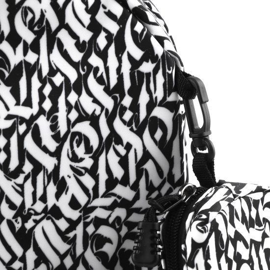Рюкзак спинка мягкая EVA, 1 отделение, 40*29*12 см, пенал, черный/белый Calligraphic монохром EveryDay КОКОС 240697