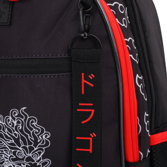 Рюкзак спинка мягкая EVA, 2 отделения, 40*27*17 см, термопечать, черный SMASH Dragon КОКОС 230364
