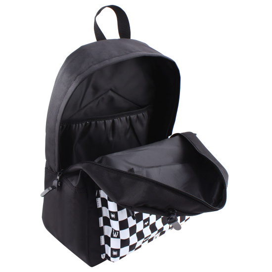 Рюкзак спинка мягкая EVA, 40*30*16 см, 1 отделение, черный W-wednesday Simple Hatber NRk_08091