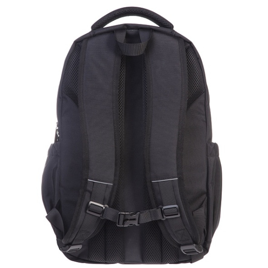 Рюкзак спинка эргономичная, 45*30*16 мм, 2 отделения, черный Black Daily Hatber NRk_09101