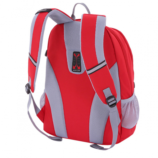 Рюкзак спинка эргономичная, 44*32*18 см, 2 отделения, серый/красный Wenger 52850