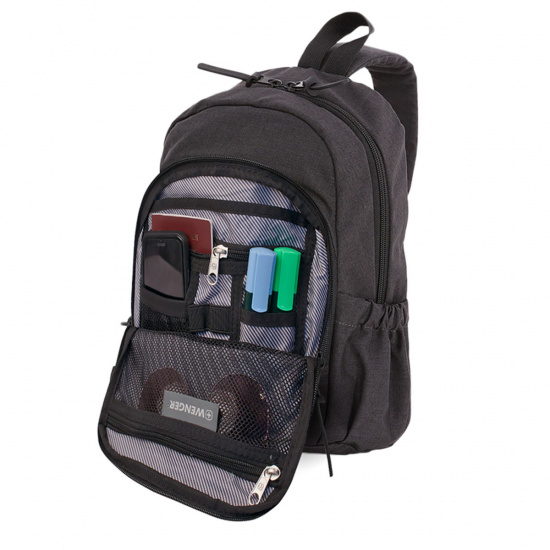 Рюкзак спинка мягкая EVA, 34*24*14 см, 1 отделение, темно-серый Wenger 51934