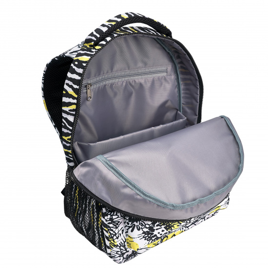 Рюкзак спинка мягкая EVA, 39*28*12 см, 2 отделения, разноцветный Zebra Flower Erich Krause 51635