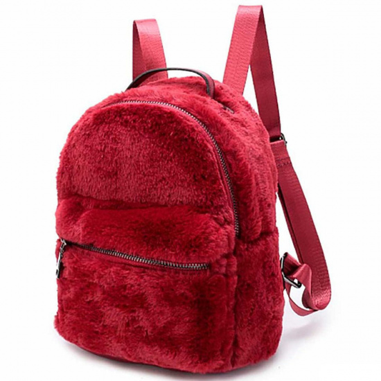 Рюкзак спинка мягкая, 24*20*12 см, 1 отделение, красный OrsOro DW-852