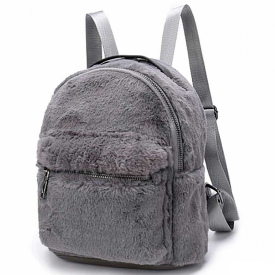 Рюкзак спинка мягкая, 24*20*12 см, 1 отделение, серый OrsOro DW-852