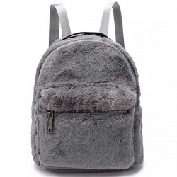 Рюкзак спинка мягкая, 24*20*12 см, 1 отделение, серый OrsOro DW-852