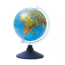 Глобус диаметр Ø 21 см, карта физическая, без подсветки, пластик Глобен Ке012100176 Классик Евро