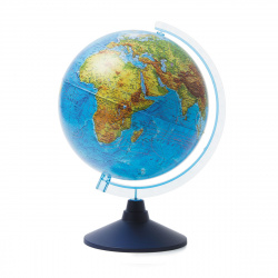 Глобус диаметр Ø 25 см, карта физическая, без подсветки, пластик Глобен Ке012500186 Классик Евро
