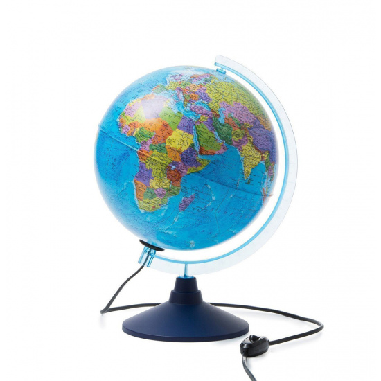 Глобус диаметр Ø 25 см, карта политико-административная/карта созвездий, двойная карта, с подсветкой, пластик Глобен Ке012500278