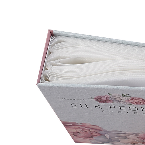 Фотоальбом на 100 фото, 10*15 см Silk peonies Пионы на шелке Полином FA 100.016