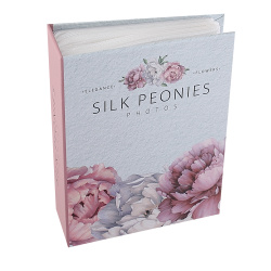 Фотоальбом на 100 фото, 10*15 см Silk peonies Пионы на шелке Полином FA 100.016