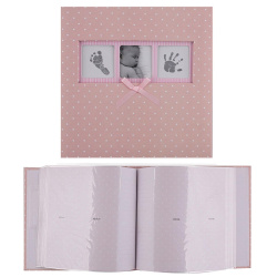 Фотоальбом 200ф 10*15 Innova Baby Polka Dot PINK Q4103612M