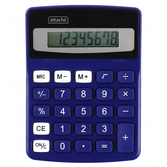 Калькулятор настольный, 114*84*26 мм, 8 разрядов Attache ATC-555-8C/1277752
