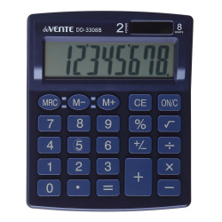 Калькулятор настольный, 127*105*22 мм, 8 разрядов deVENTE 4031330