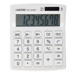 Калькулятор настольный, 127*105*22 мм, 8 разрядов deVENTE 4031331