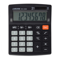 Калькулятор настольный, 127*105*22 мм, 8 разрядов deVENTE 4031327