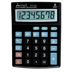 Калькулятор настольный, 8 разрядов, питание двойное, 137*102*30 мм MC2 BCD-805