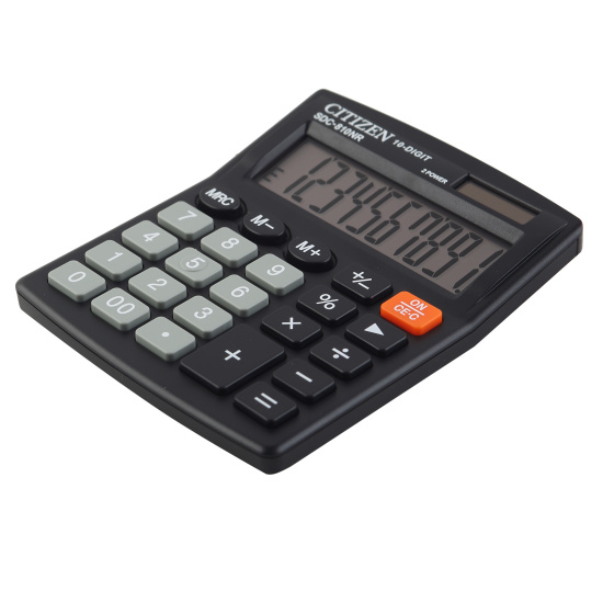 Калькулятор настольный, 125*100*26 мм, 10 разрядов Citizen SDC-810NR