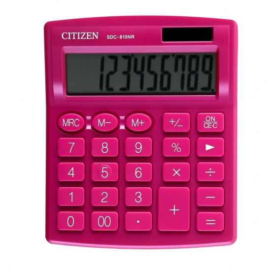Калькулятор настольный, 125*105*20 мм, 10 разрядов Citizen SDC-810NR-PK