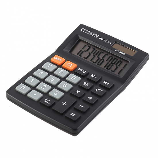Калькулятор настольный, 88*127*23 мм, 10 разрядов Citizen SDC-022SR