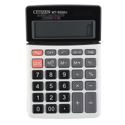 Калькулятор Citizen (10 разр) MT850AII 160*102*18мм черн