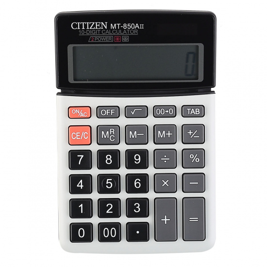 Калькулятор Citizen (10 разр) MT850AII 160*102*18мм сер