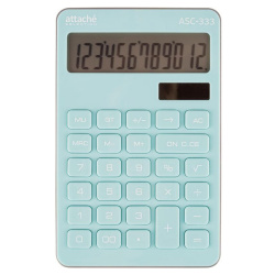 Калькулятор настольный, 12 разрядов, питание двойное, 107*108*12 мм Selection Attache ASС-333/1550717