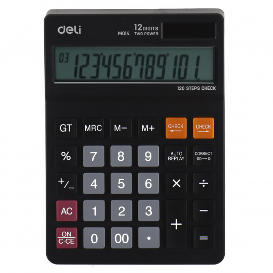 Калькулятор настольный, 179*126*28 мм, 12 разрядов Deli EM01420