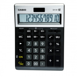 Калькулятор настольный, 12 разрядов, питание двойное, 210*155*30мм   Casio GR-120-W-EP