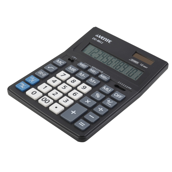 Калькулятор настольный, 12 разрядов, питание двойное, 210*155*30 мм Casio GR-12C-WR-W-EP