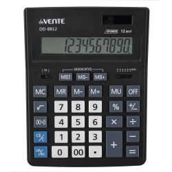 Калькулятор настольный, 12 разрядов, питание двойное, 210*155*30 мм Casio GR-12C-WR-W-EP