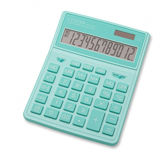 Калькулятор настольный, 204*155*33 мм, 12 разрядов Citizen SDC444XRGNE
