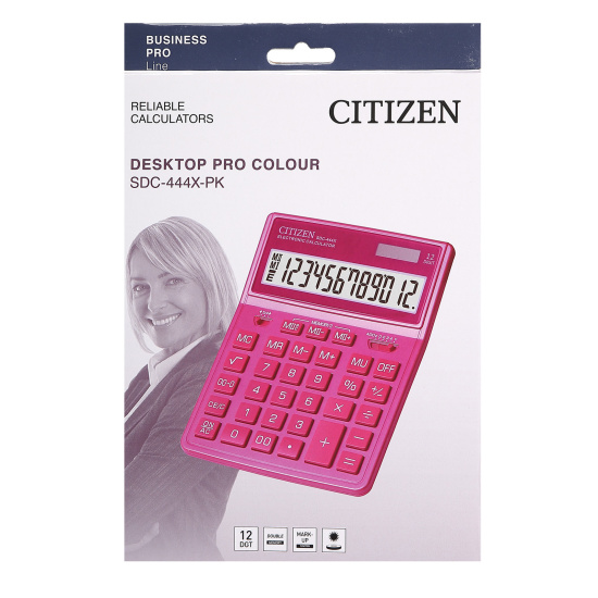 Калькулятор настольный, 204*155*33 мм, 12 разрядов Citizen SDC444XRPKE