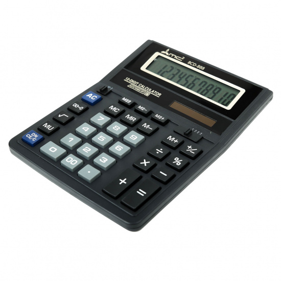 Калькулятор настольный, 203*159*32 мм, 12 разрядов MC2 BCD888
