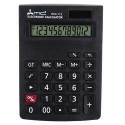 Калькулятор настольный, 12 разрядов, питание двойное, 143*100*30 мм MC2 BCD112