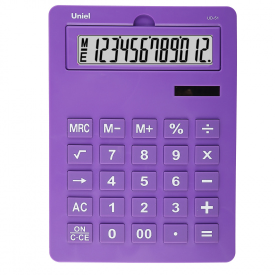 Калькулятор настольный, 295*210*11 мм, 12 разрядов Uniel UD-51L
