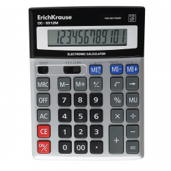 Калькулятор настольный, 204*153*30 мм, 12 разрядов Erich Krause 45512