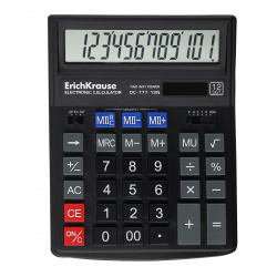Калькулятор настольный, 12 разрядов, 195*155*25 мм Erich Krause 37772