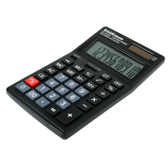 Калькулятор настольный, 175*105*20 мм, 12 разрядов Erich Krause 54412