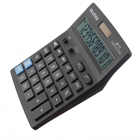Калькулятор настольный, 180*140*40 мм, 12 разрядов SKAINER SK-111