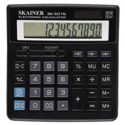 Калькулятор настольный, 157*156*33 мм, 12 разрядов SKAINER SK-501N