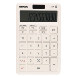 Калькулятор настольный, 167*104*14 мм, 12 разрядов OSALO 231410